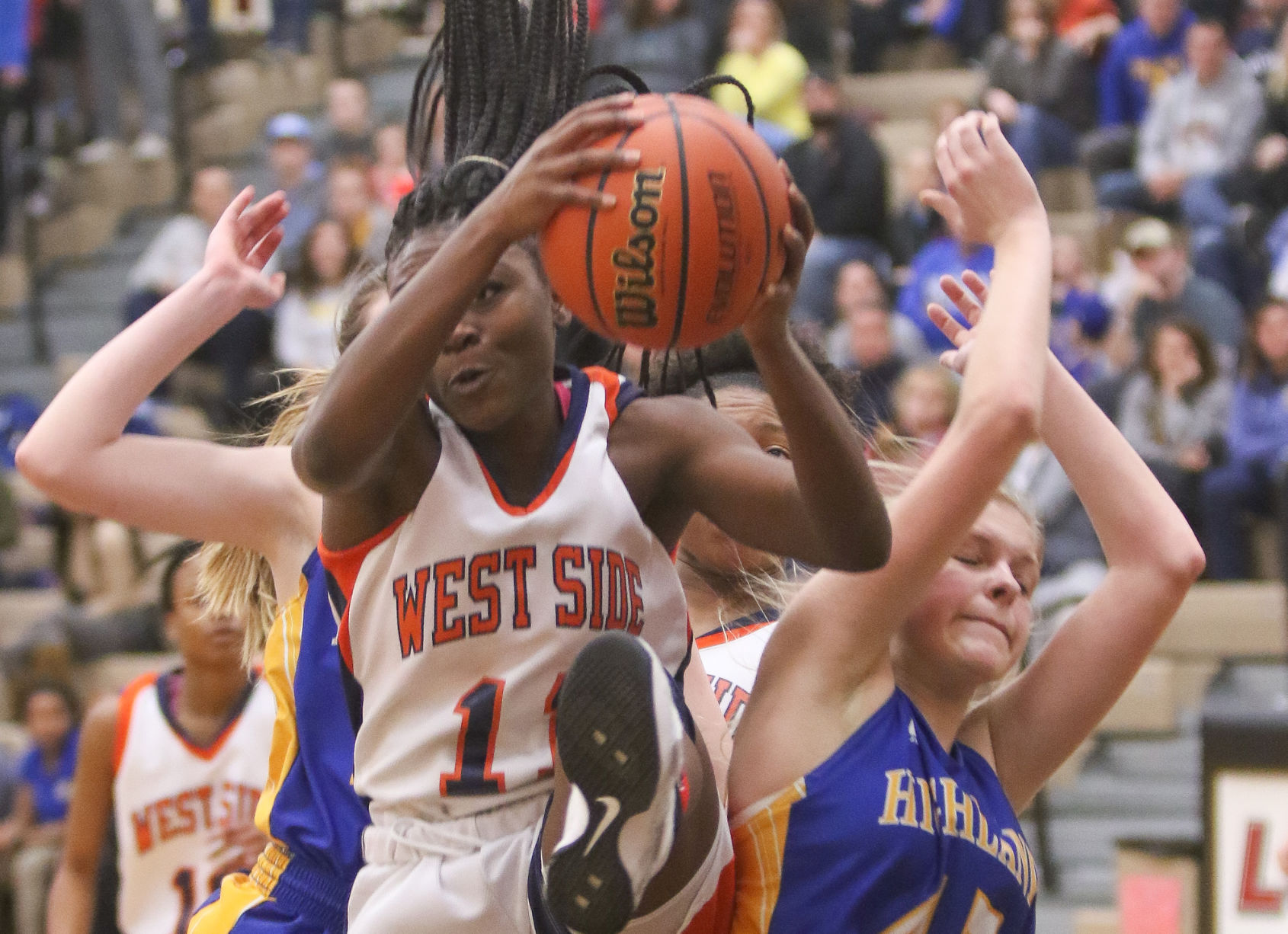 Lowell Girls Basket Sectional Championship - Highland vs West Side